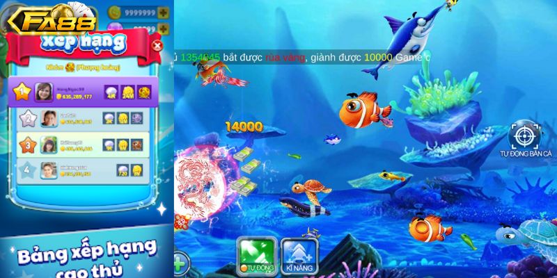 Bắn cá H5 - Đỉnh cao của game bắn cá đổi thưởng hot nhất 2025 3 Bảng xếp hạng thành tích thi đấu của người chơi